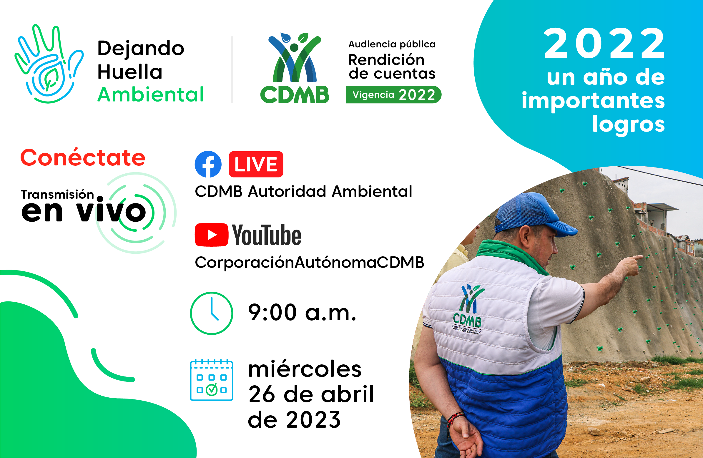 Incluyente y participativa, así será la Rendición Cuentas de la CDMB