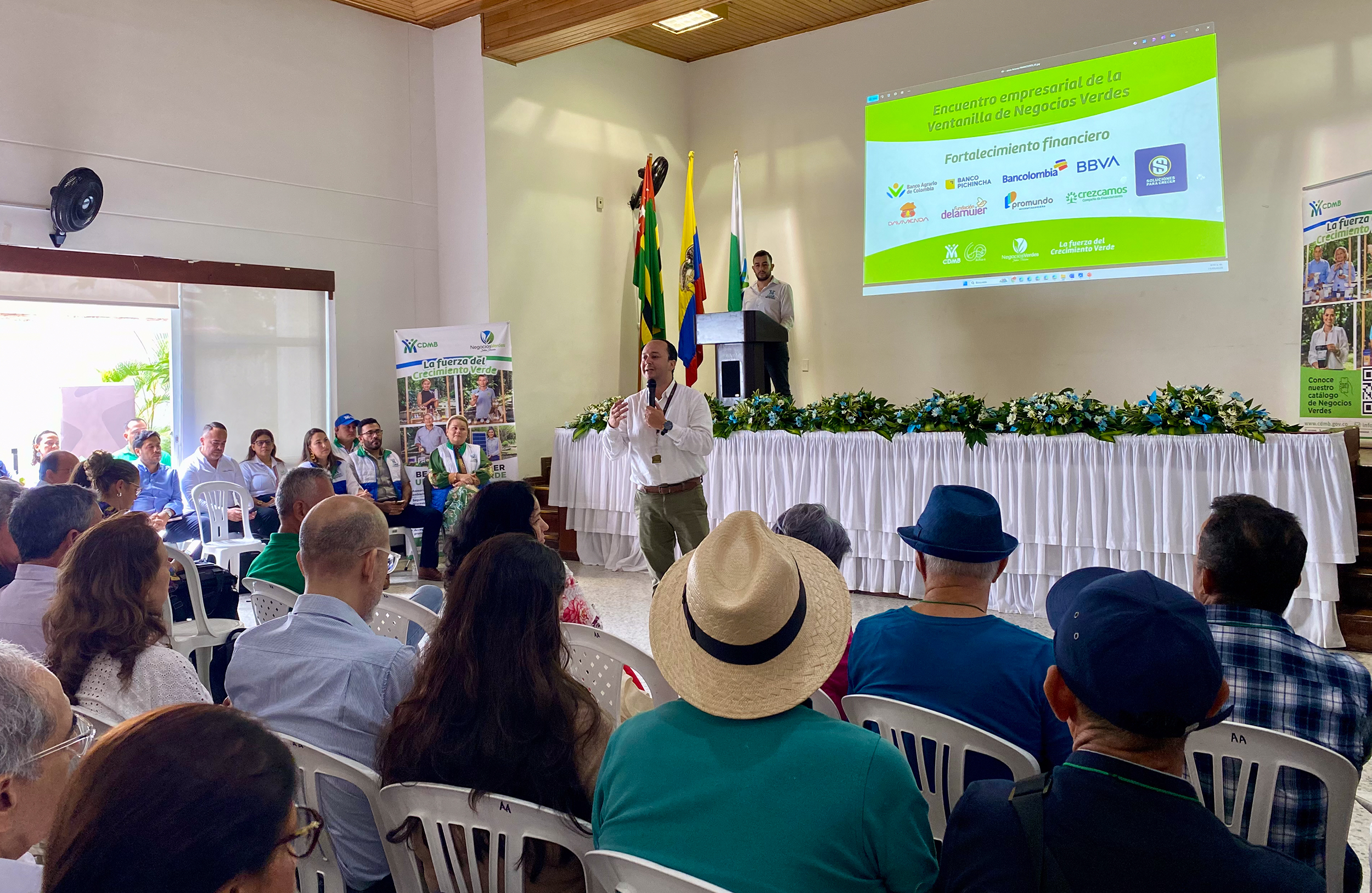 CDMB impulsa la economía sostenible con exitoso encuentro empresarial de la Ventanilla de Negocios Verdes