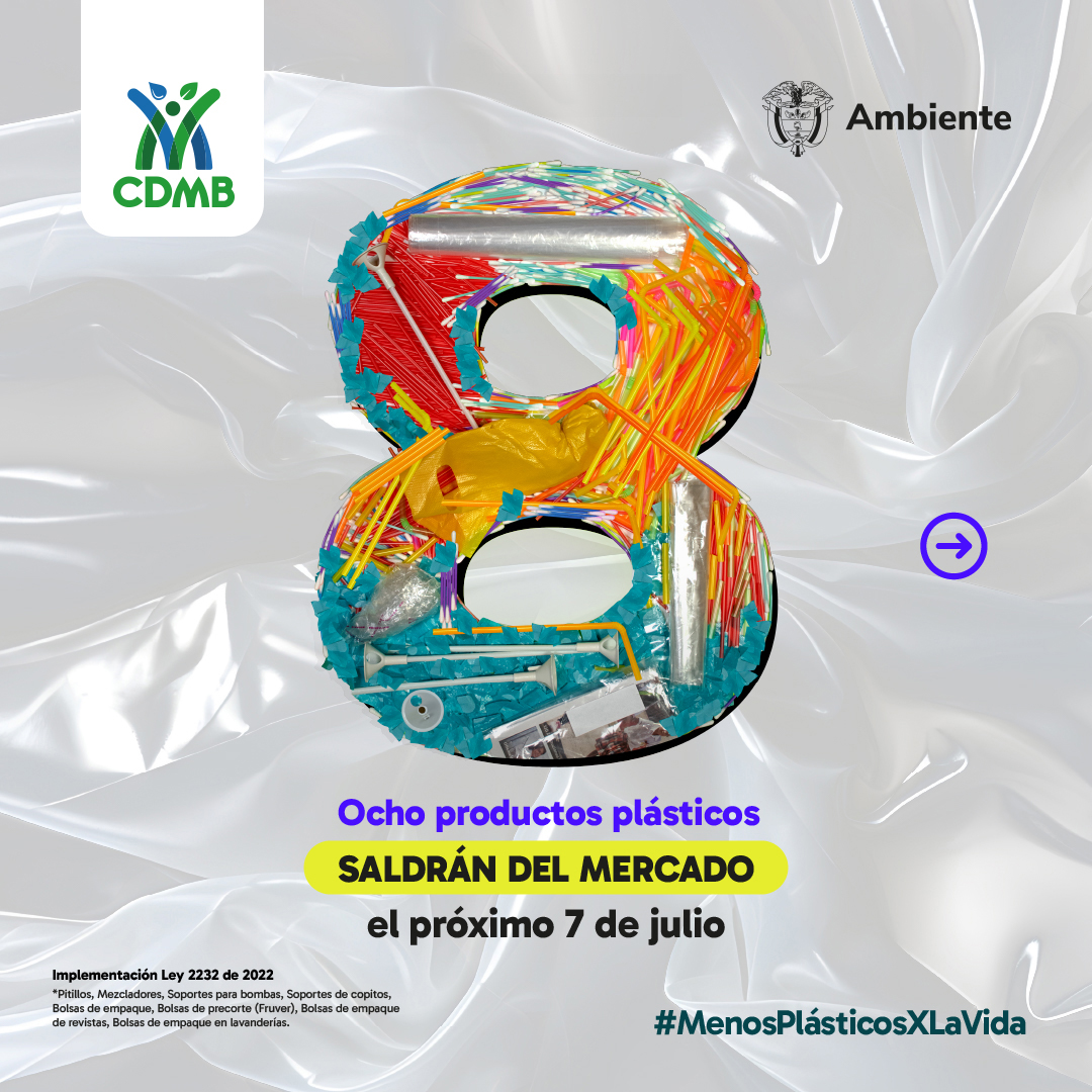 ¡Desde el 7 de julio Colombia le dirá adiós a los plásticos de un solo uso!