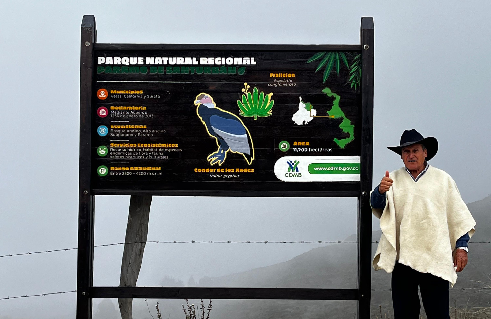 CDMB fortalece la conservación con nueva señalización en áreas protegidas